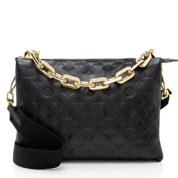 Louis Vuitton Handbags - Louis Vuitton Monogram Embossed Lambskin Coussin MM Shoulder Bag